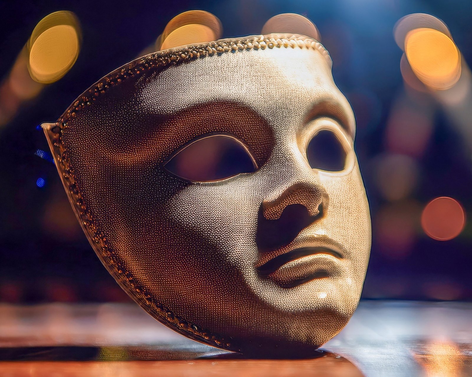 our-services-03 vecteezy metallic gold theatrical mask with a neutral expression 662347212